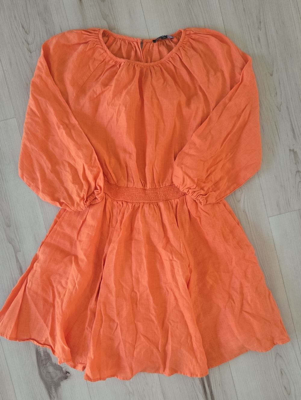 J. Crew Palermo Linen Dress, Orange, Size XS